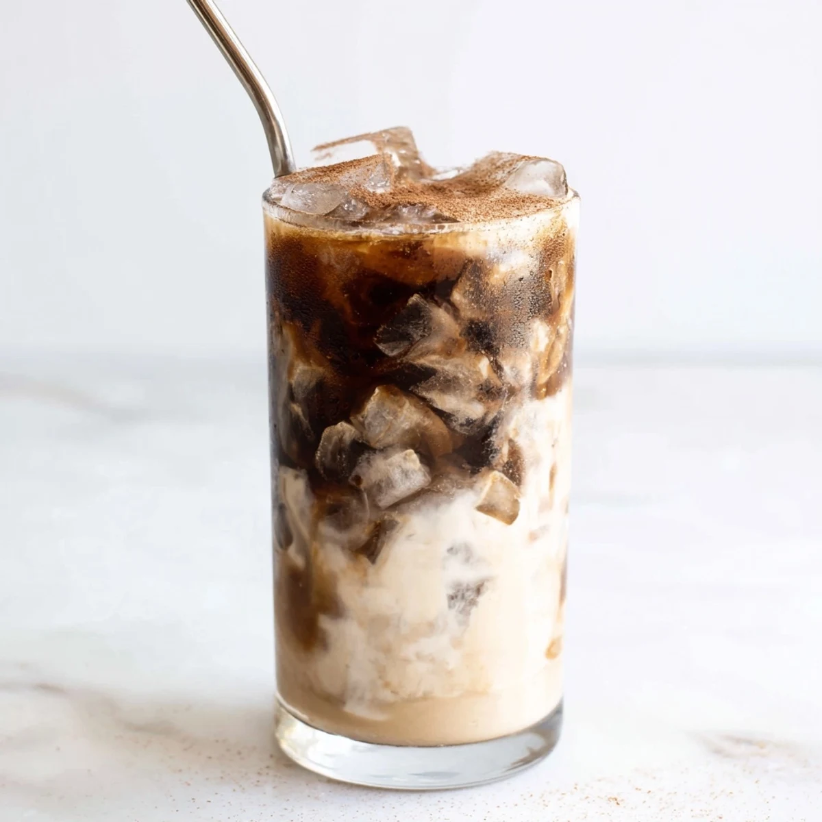 Refreshing, blended Proffee Power Blend, ready in just minutes, with ice, cold brew, and protein shake.