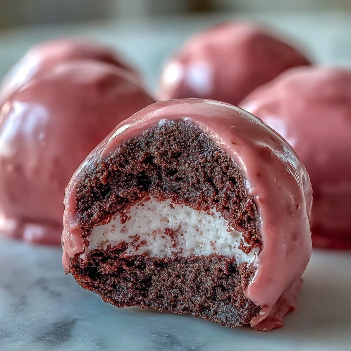 Pink Oreo Truffle Balls coated in smooth candy, garnished with sprinkles for a sweet party treat.
