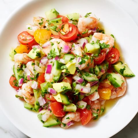 Light Fresh Shrimp Ceviche