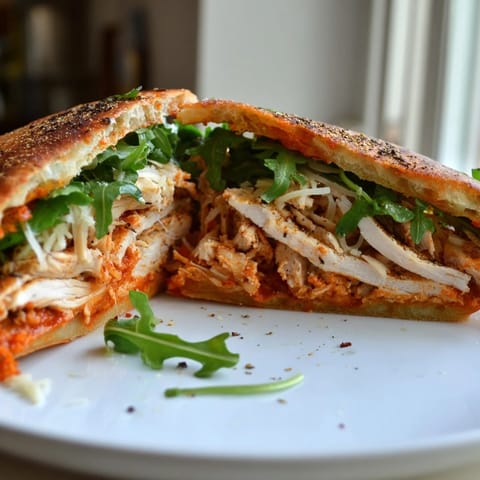 Leftover Pizza Chicken Sandwich