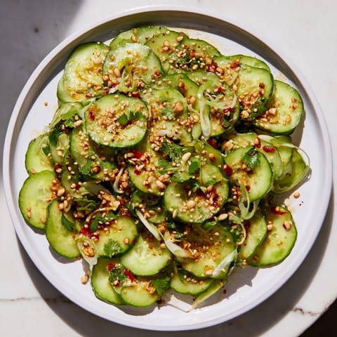 Tangy Shaken Asian Cucumber