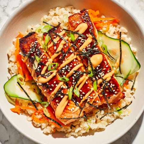 Teriyaki Salmon Rice Bowl