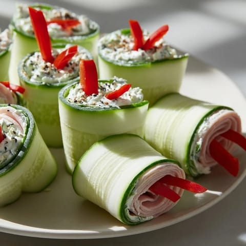 Cucumber Roll-Ups Low-Carb