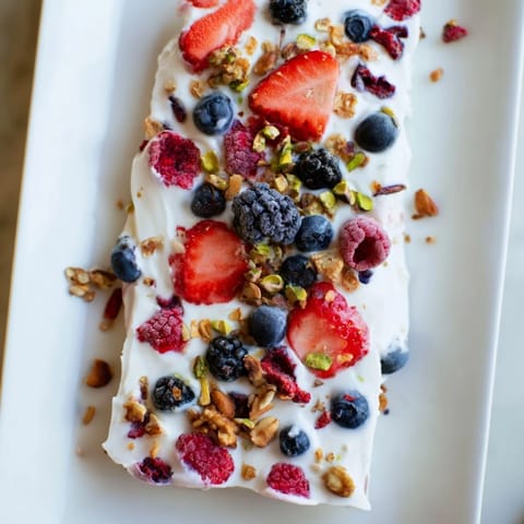 Frozen Fruit Yogurt Bark