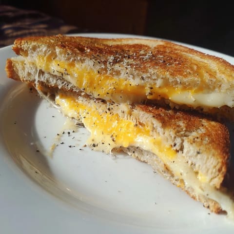 Truffle Oil Grilled Cheese