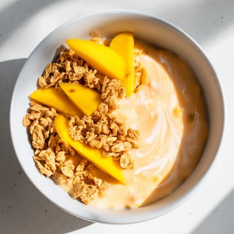 Mango Blended Overnight Oats