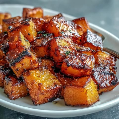 Hearty Roast Squash and Hummus Winter Salad ready for a cozy meal.