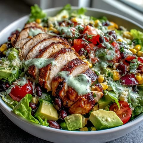 High Protein Southwest Chicken Salad