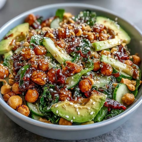 Crunchy celery peanut salad with soy ginger dressing, showcasing vibrant green celery, red bell pepper, and chopped peanuts in a glossy, flavorful dressing.