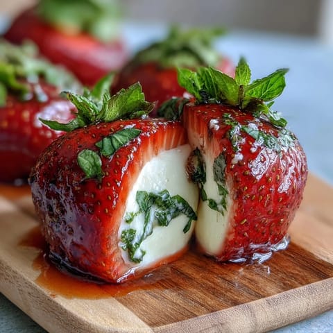 Strawberry Caprese Skewers