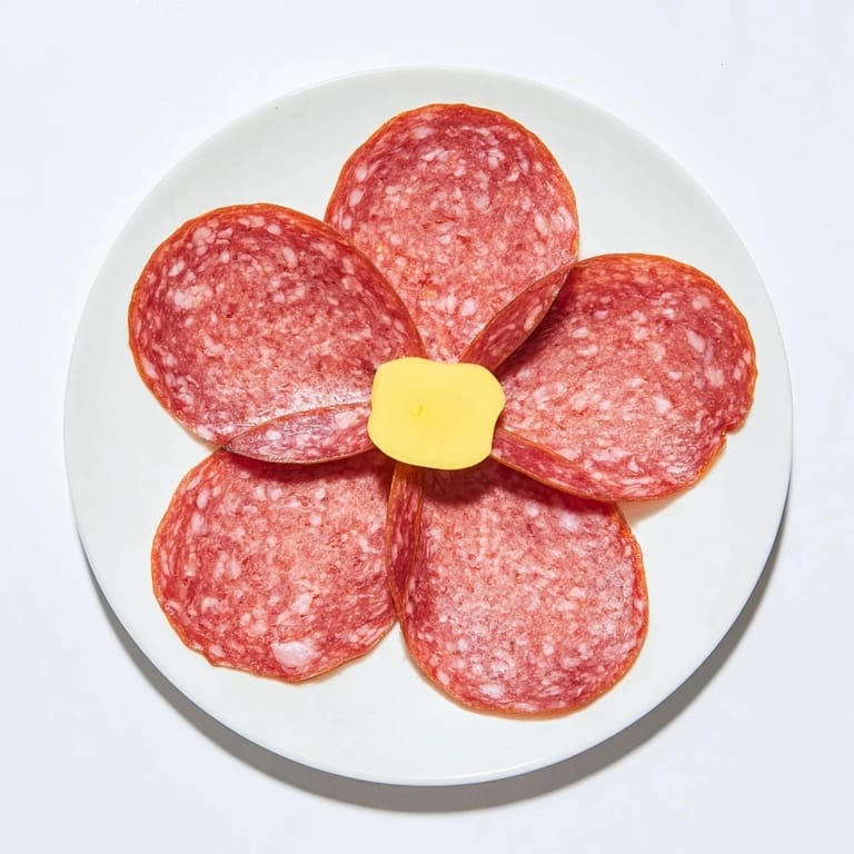 Quick and easy, this detailed photo shows how to create an eye-catching Tudor Rose appetizer for your guests.