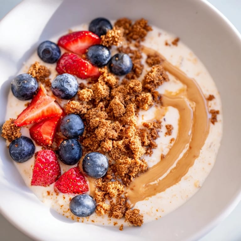 Enjoy a spoonful of creamy, delicious Overnight Oats Gourmet Makeover for a quick and easy breakfast.