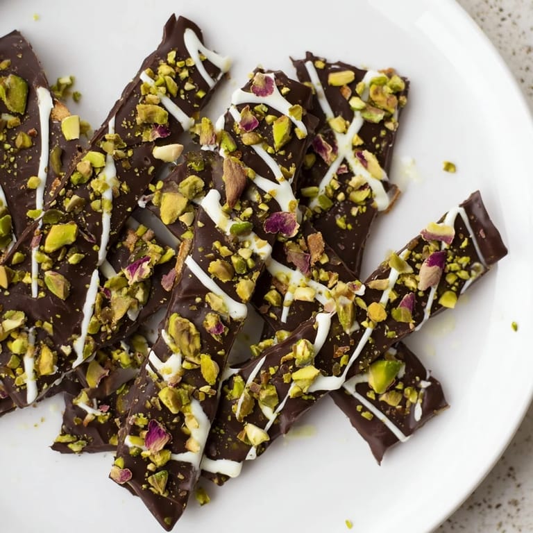 Delicious, homemade Pistachio Dubai Chocolate Bark featuring crispy phyllo and a mix of textures.