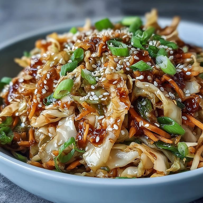 Forkful of Hot and Sour Cabbage served alongside fluffy steamed rice, delivering bold, spicy aromas.