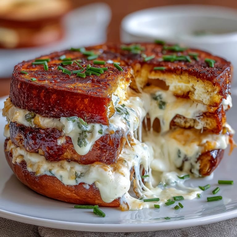 High-protein bagels layered with cheesy baked eggs and fresh spinach, ideal for healthy meal prep and busy weekdays.