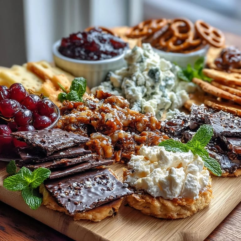 Ocean-inspired Pisces snack board featuring blueberries, blackberries, and blue-frosted cookies for a whimsical spread.