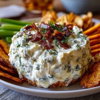 Creamy whipped cottage cheese ranch dip served with fresh, crisp veggie sticks for a healthy snack.  