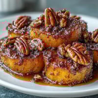 Soul Food Candied Yams Skillet with Brown Sugar, a Southern classic featuring tender yams glazed in buttery cinnamon syrup, caramelized to perfection.