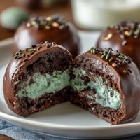 1. Lucky St. Patrick's Day Green Oreo Truffle Balls with creamy filling and festive green coating, ready to delight.  