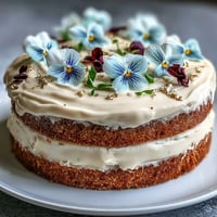 Elegant graduation cake with vanilla sponge, silky buttercream, edible flowers, and gold leaf accents.